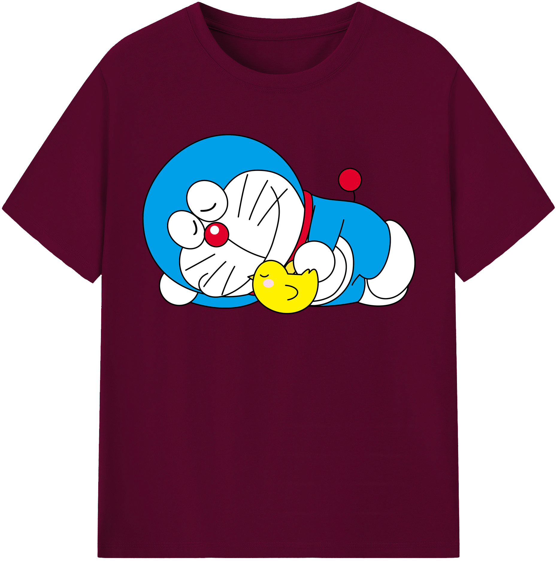 （画像用） ドラえもん Doraemon レディースカジュアルプリントTシャツ（綿100％）